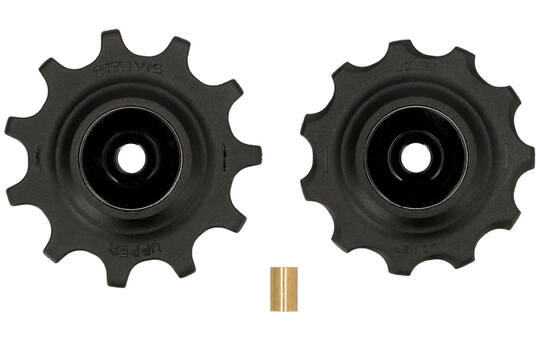 Trivio - roues de dérailleur 11 roulements inox 11t