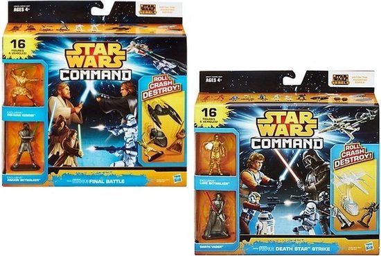 Hasbro Star Wars Command Battle Final Set avec 16 figurines