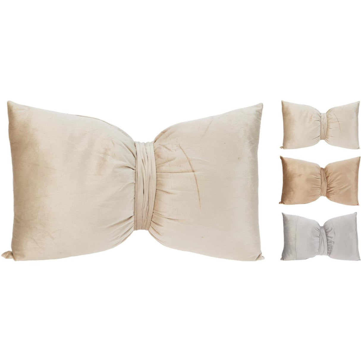 Coussin déco nœud 50x30cm