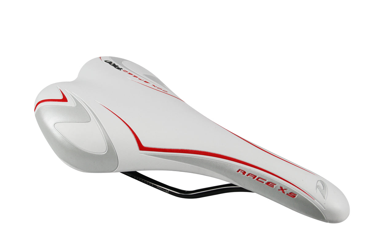 Qtcychectech qt samel race wit-silver-rouge Hi-to Rail