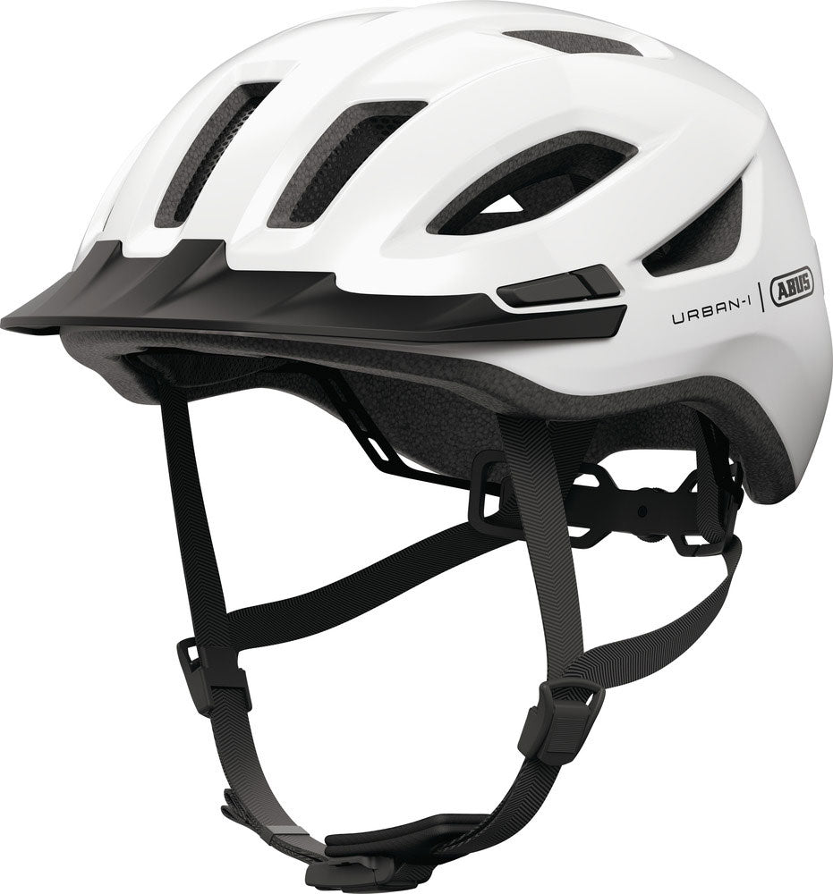 Casque Abus urban-i 4.0 blanc brillant m 54-58cm