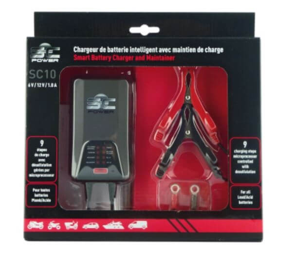 Chargeur de batterie intelligent SC10 6 12 Volt - 5 - 20 Ah pour