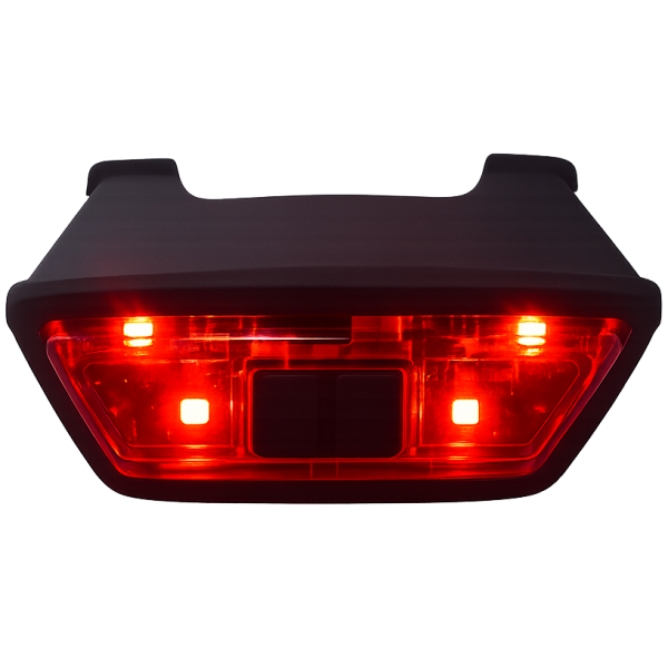 Feu arrière Ked embrasse casque vtt - LED - rechargeable USB