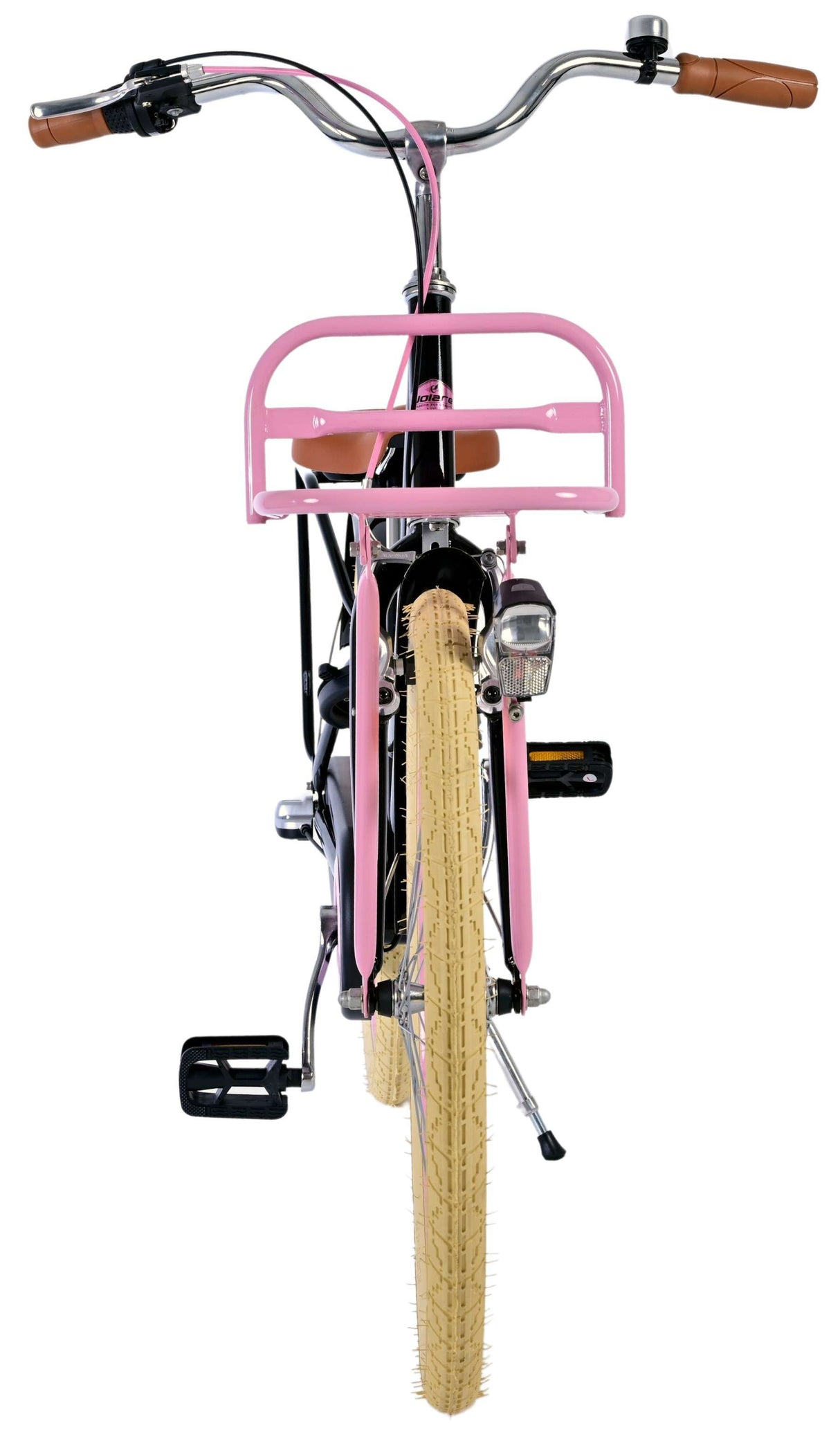 Vélo pour enfants Volare Excellent - Filles - 24 pouces - Noir - 3 vitesses