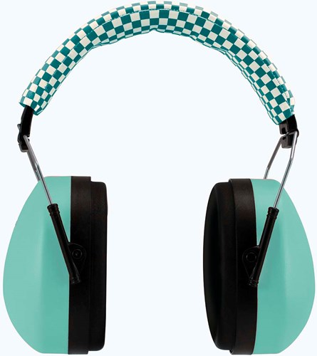 Protection auditive Alecto pour enfants - atténue les sons forts - augmente la concentration - cache-oreilles bv-71 - vert - parfait pour la saison des festivals