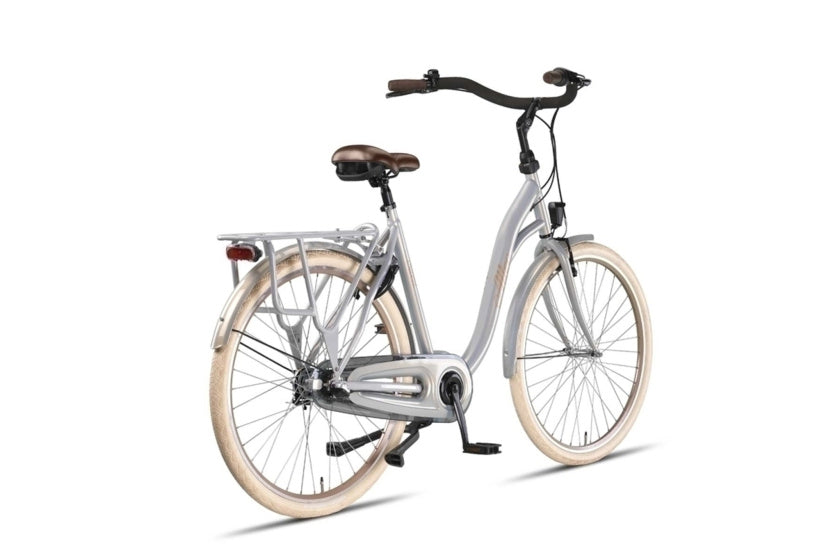 Altec sweet mother bike 28 pouces 56 cm dames 3sp frein à rouleaux argent