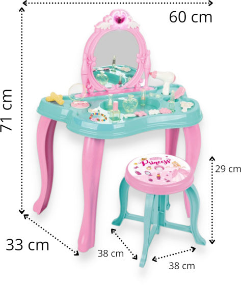 Pilsan Table de maquillage lumineuse effets sonores violet