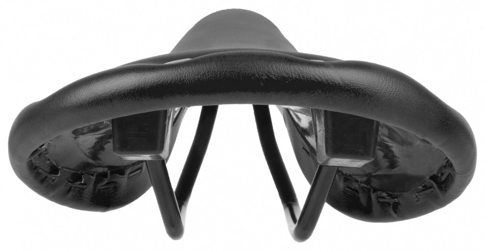 M-wave rivet race selle unisexe imitation cuir noir