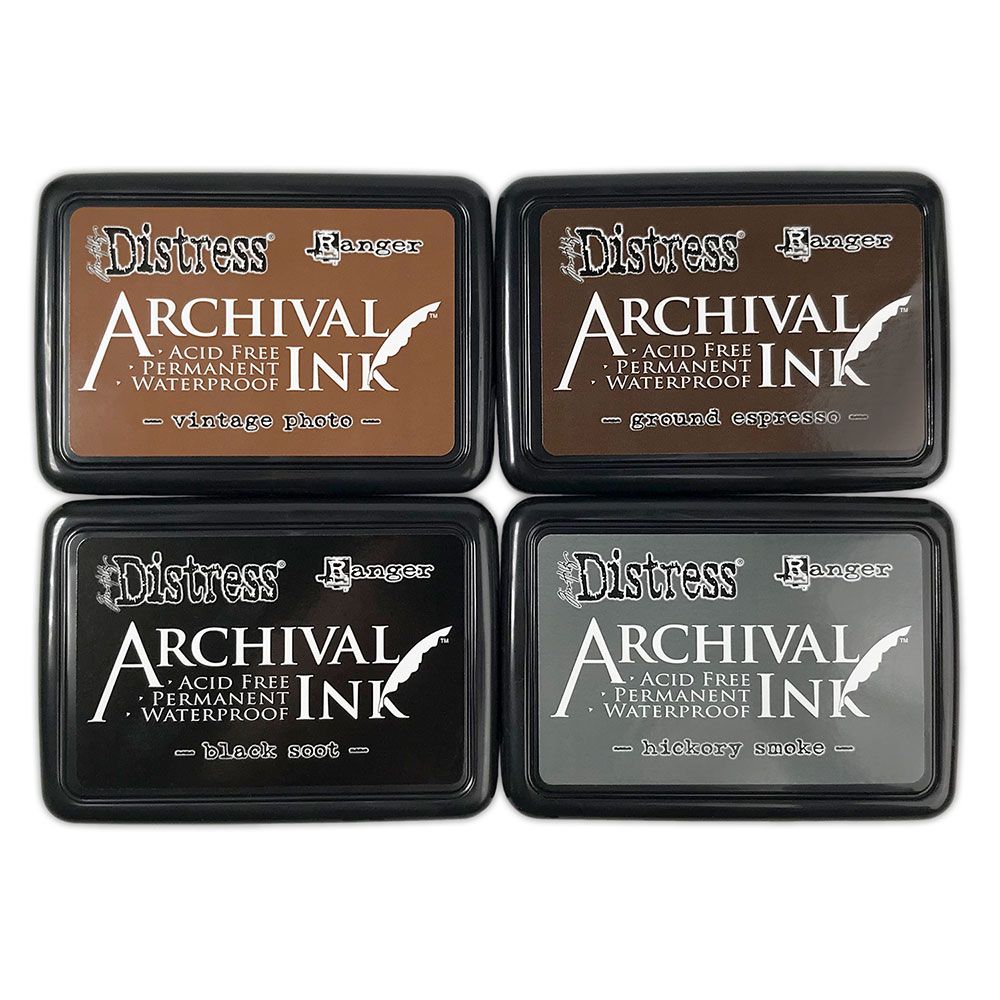 Ranger Ink Ranger • Pack de 4 bases pour archives Tim Holtz