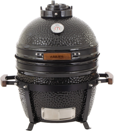 Arbaer kamado moyen Ø 16 pouces avec cadre en céramique noir