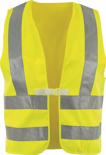 Gilet de sécurité Asatex | taille universelle | jaune w. rayures réfléchissantes sur les épaules | et 20471 cl. 2 | 1 pièce - wtgp3 - wtgp3
