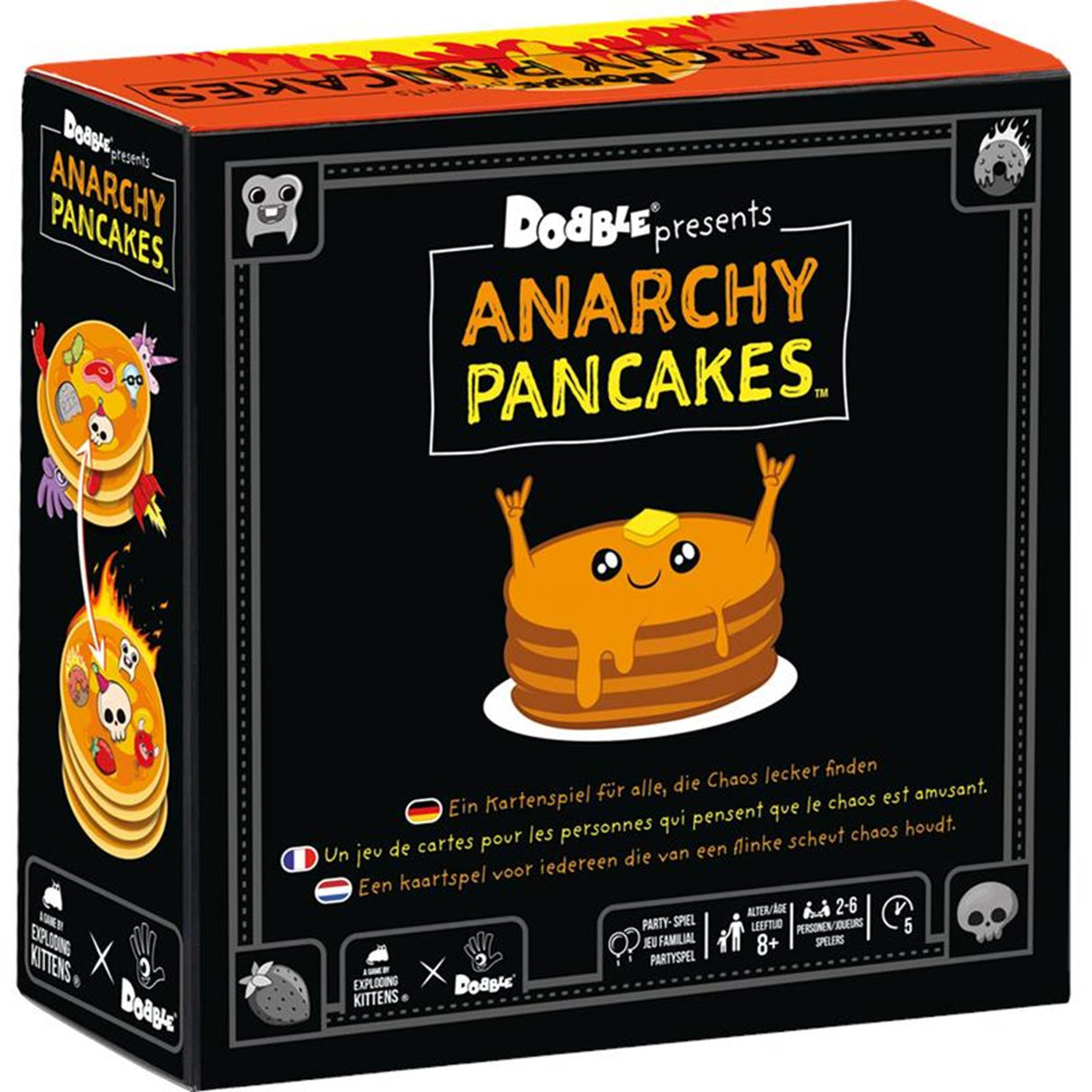 Zygomatic board game studio zygomatic dobble anarchy pancakes - jeu de cartes avec crêpes