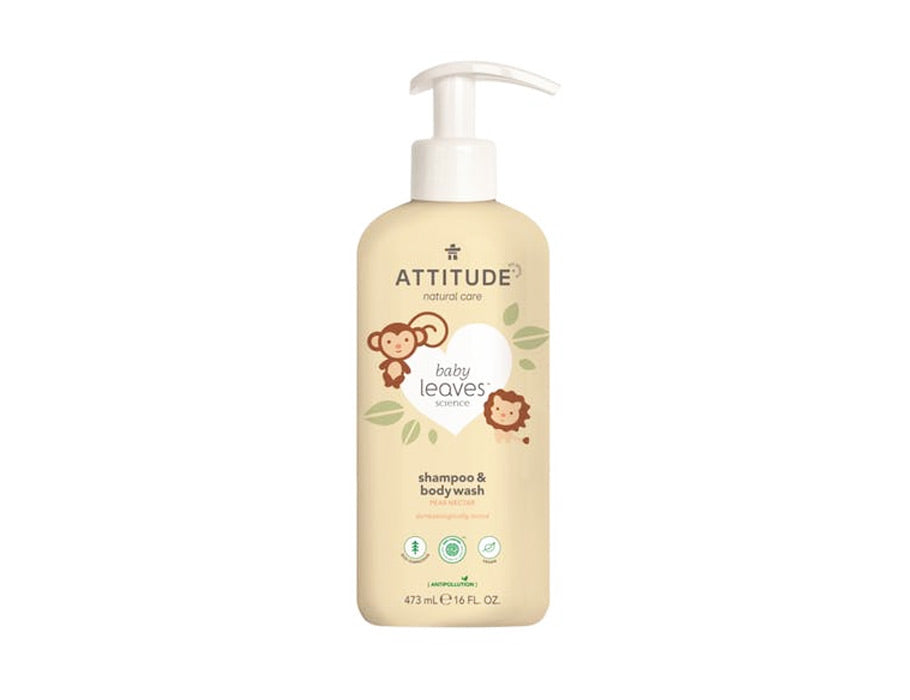 Attitude 2-en-1 Shampooing Bodywash Baby Pear Nectar-473ml