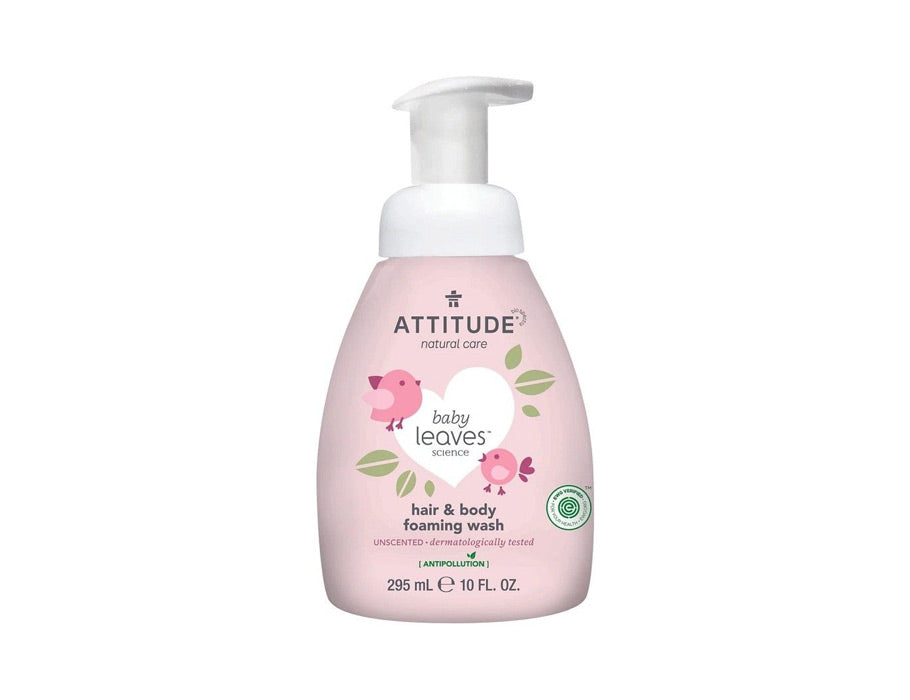 Nettoyant moussant pour cheveux et corps Attitude Baby Leaves™ - sans parfum