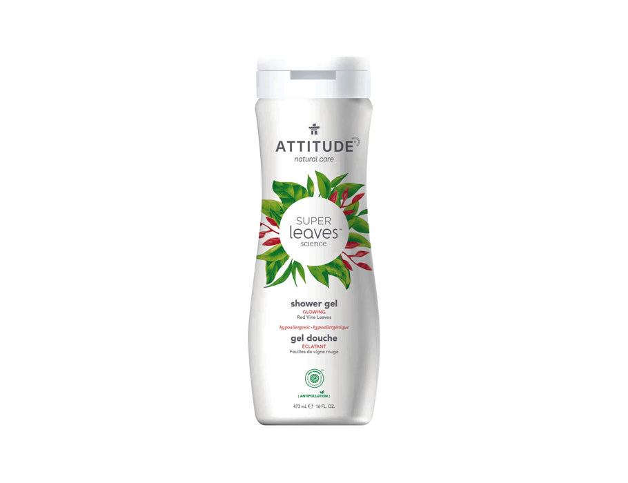 Gel douche Attitude super leaves™ - éclatant - feuilles de vigne rouge