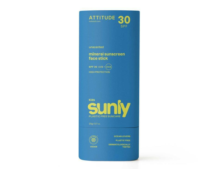 Stick solaire Attitude - visage - enfants - spf30 - sans parfum - 20g