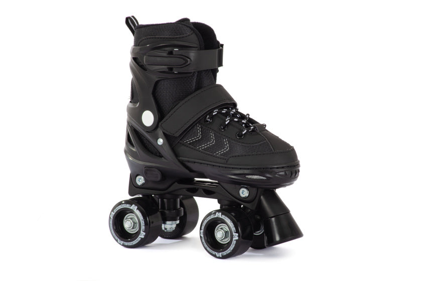 Aventuri patins à roulettes réglables botte semi-souple noir taille 31-34 (s)