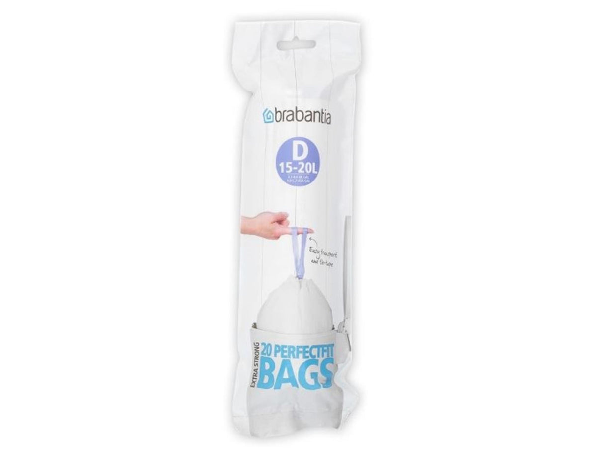 Brabantia sacs poubelles perfectfit d 15-20l 20 pièces