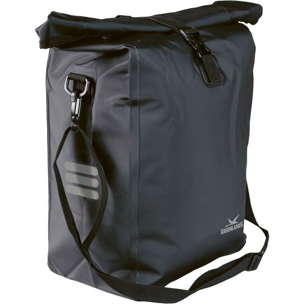 Sacoche de vélo Greenlands étanche petite 18,5 litres 27 x 49 x 14 cm - noir