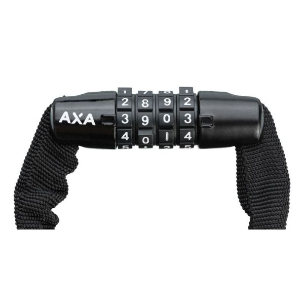 Axa chaîne antivol rigide 120cm cadenas à code vert (carte)