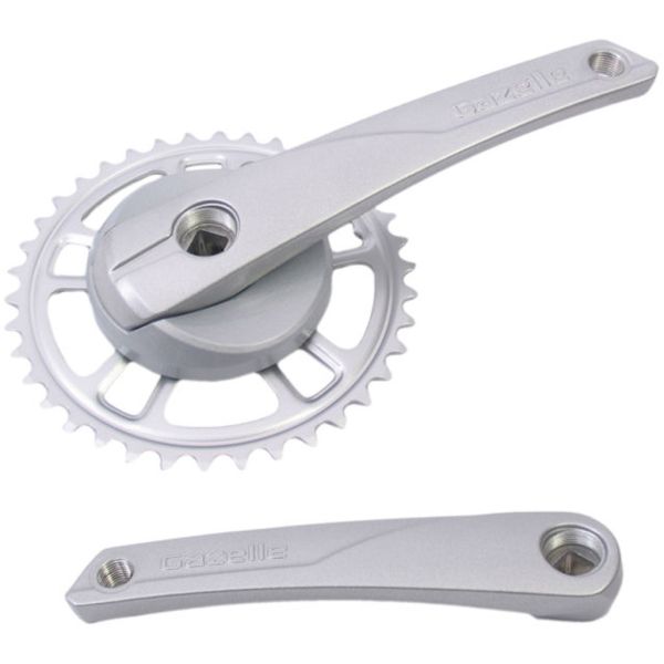 Gazelle Crankset 38T. Aluminium Steel Silver 371315200