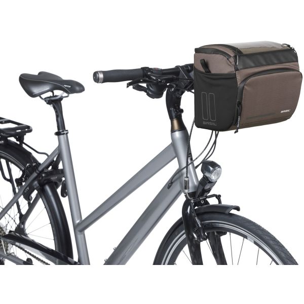 Sac de guidon Basil move kf 7-8 litres 17 x 23 x 20 cm - marron