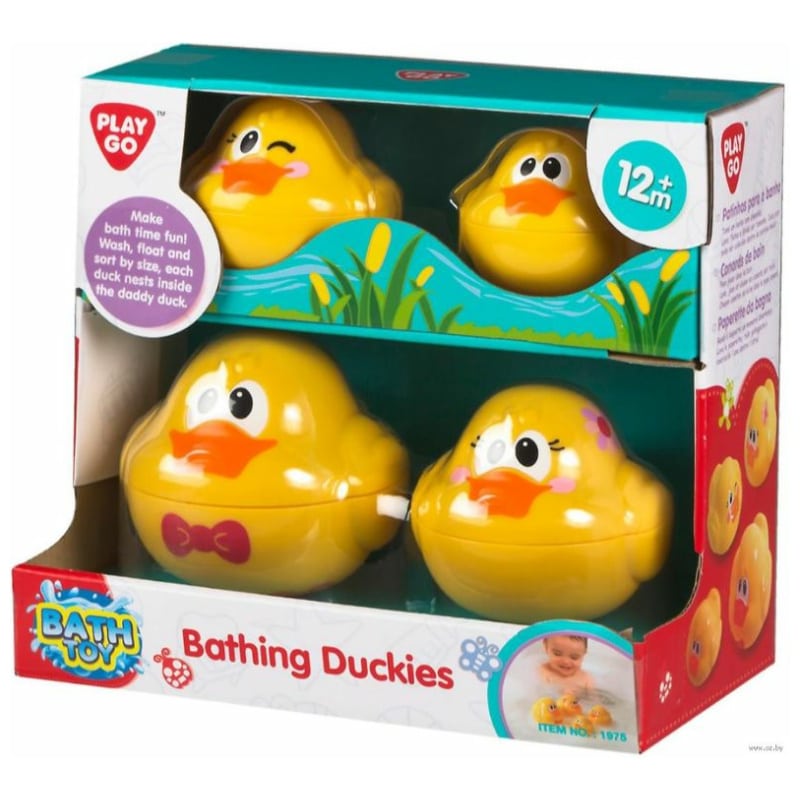 Playgo 4 canards de bain qui s'emboîtent aussi