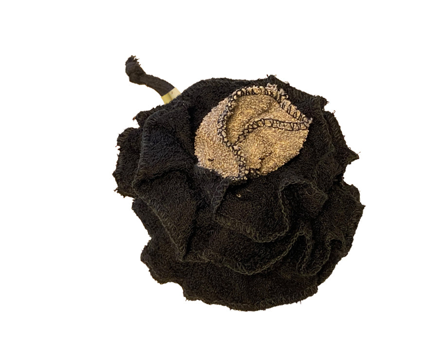 Éponge de bain Croll Denecke aux fibres de bambou - noir