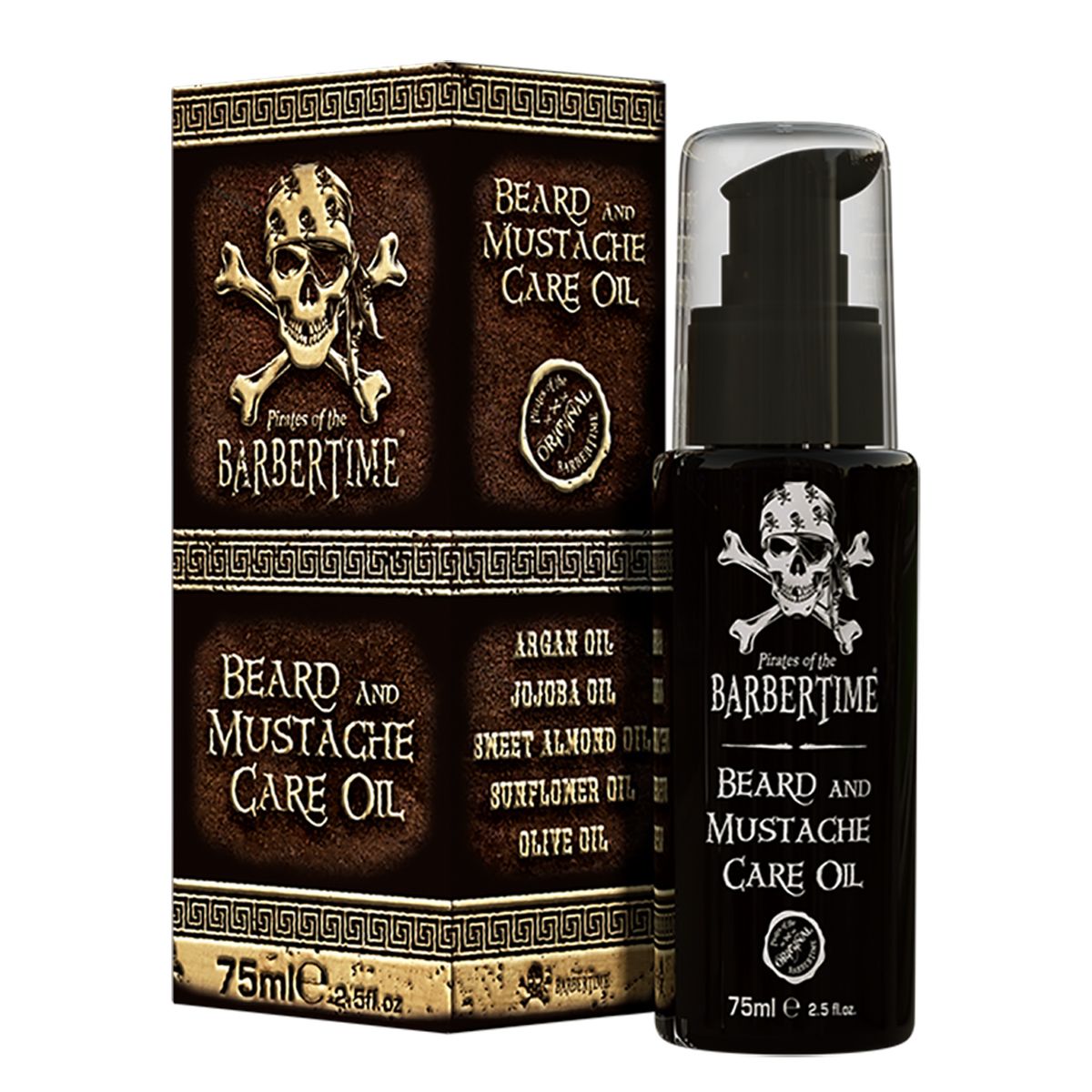 Huile de moustache barbe Barbertime 75ml