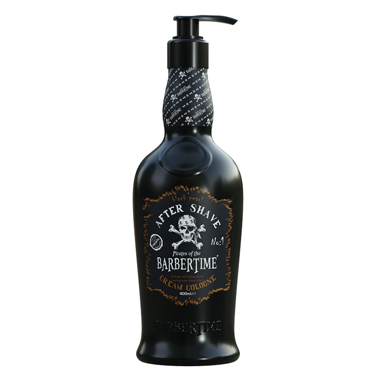 Barbertime crème après-rasage eau de Cologne perle noire n°1 400ml