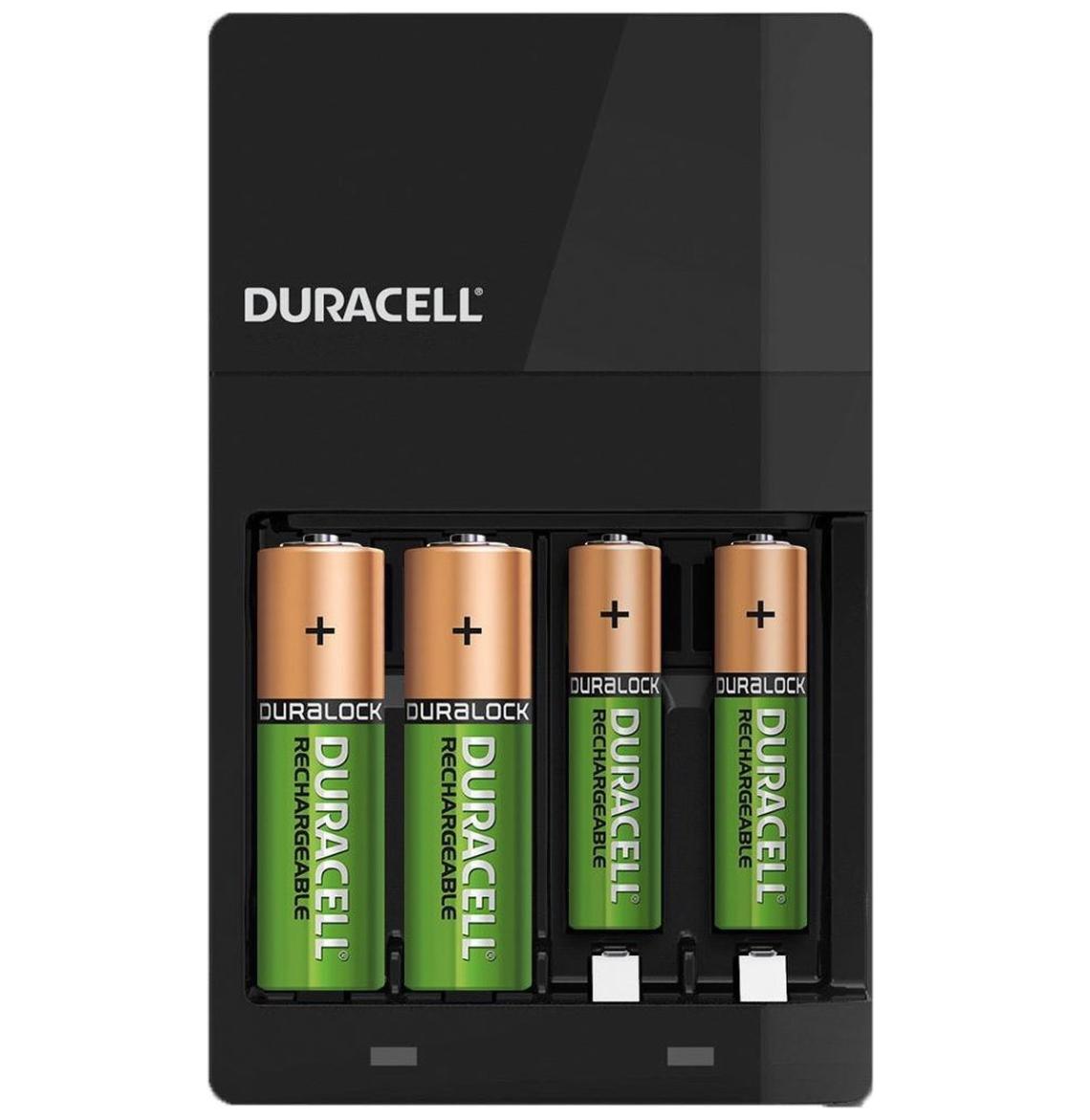 Ventes de batteries europe chargeur duracell chargeur cef14 incl. 2x aa1300mah 2x aaa 750mah, 5 pièces.