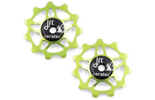 Jrc - paire de roues avec dérailleur en céramique shimano 105 ultegra dura ace 12 vitesses 11t vert