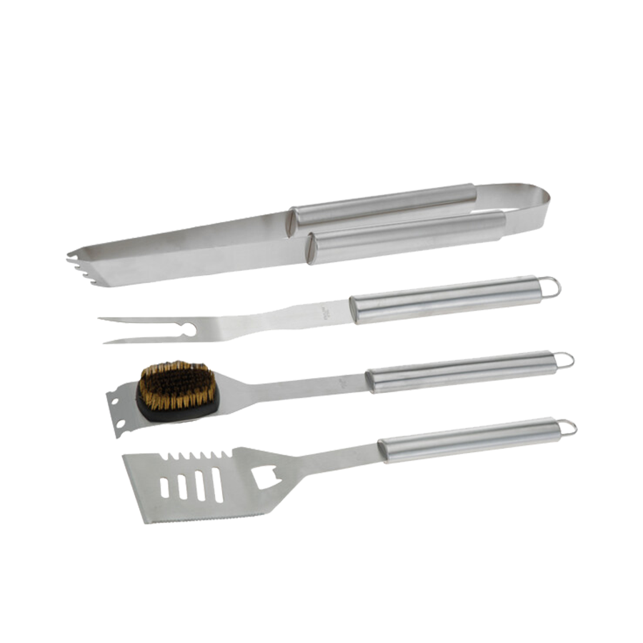 Ensemble d'outils pour barbecue BBQ 4 pièces