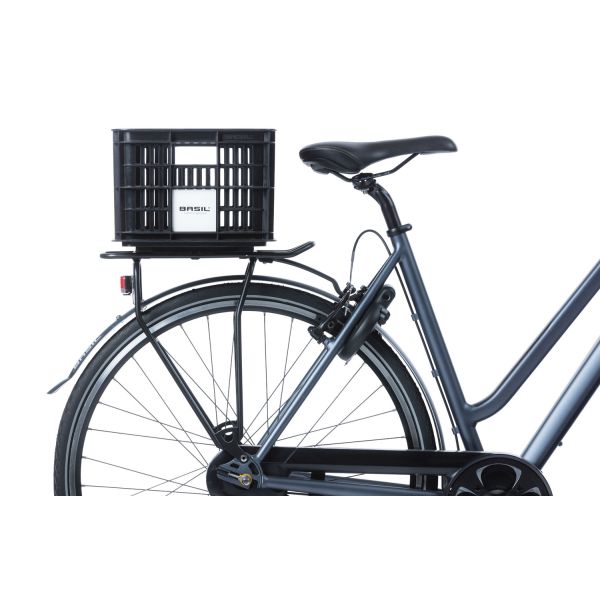 Basil Fietskrat S - Small - 17,5 litres - noir