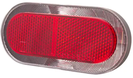Feu arrière pour vélo électrique Spanninga elips xe 6 LED 6 - 36 volts 50 mm oem