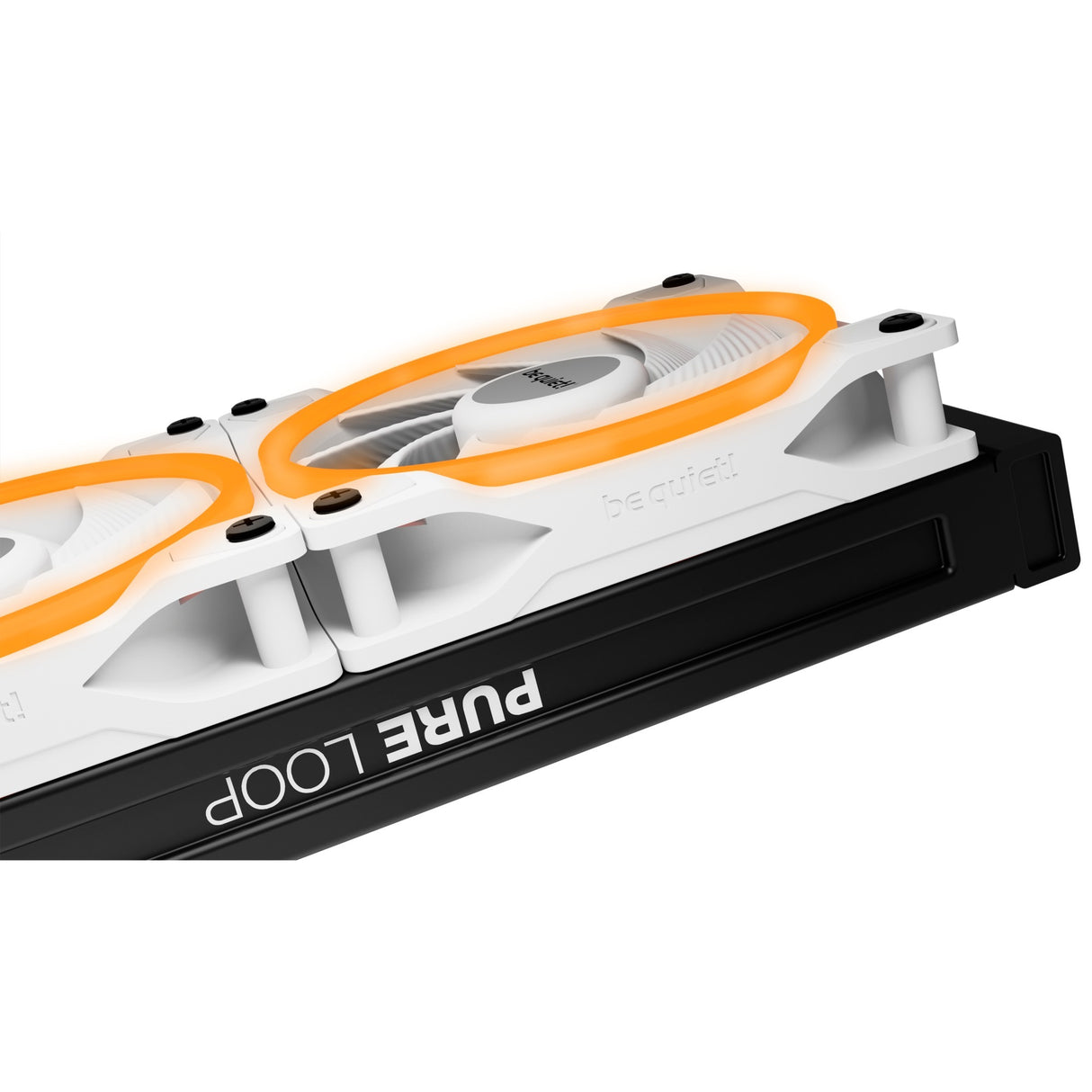 Soyez silencieux! Pack triple PWM à haut débit blanc léger 120 mm