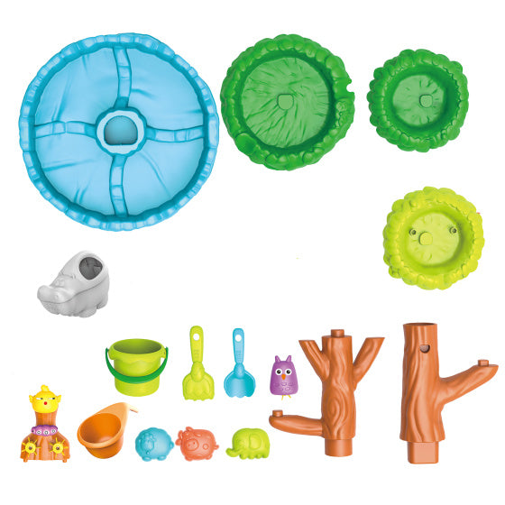 Jouets de plage de sable et de nappe phréatique avec accessoires 16 pièces