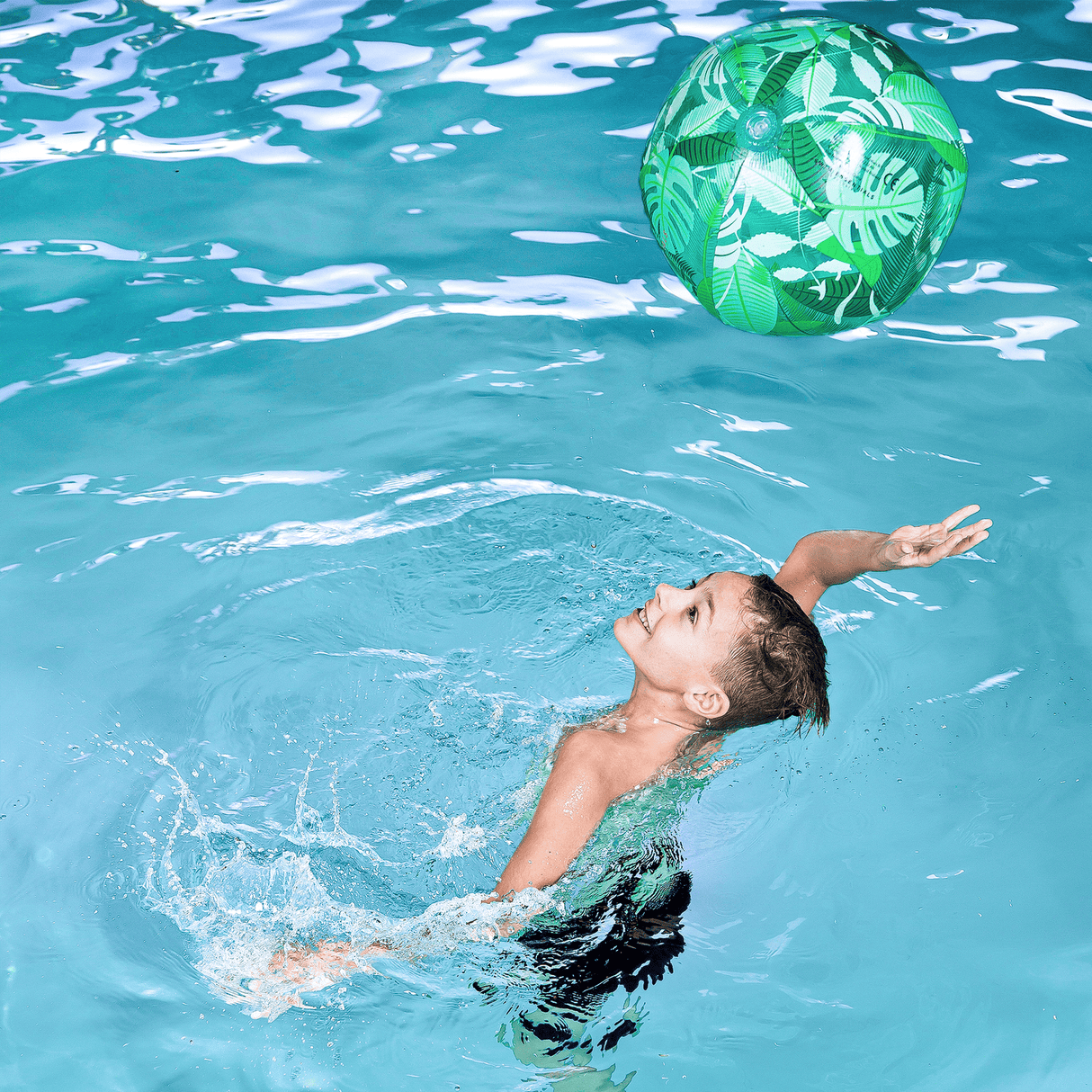Rêve tropique | ballon de plage vert ø 51 cm