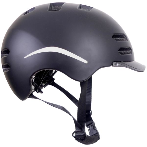 Casque de vélo Edge Urban e-bike pedelec moyen (54-58 cm) - noir - marque de qualité nta 8776 (cyclomoteur speed pedelec)