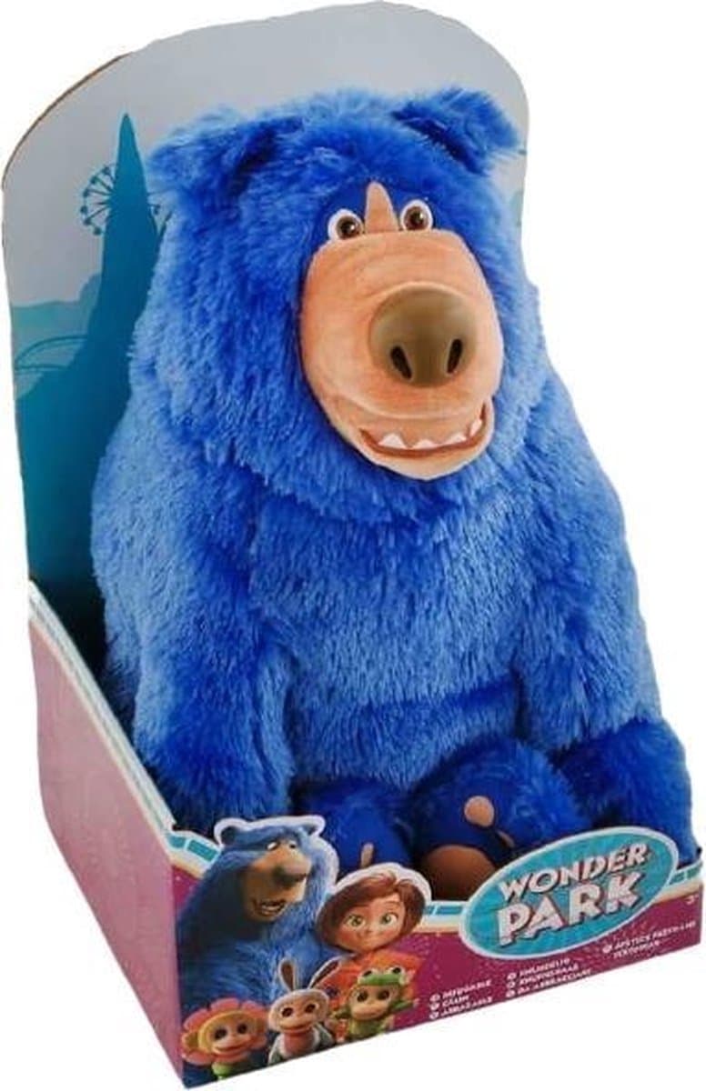 Boomer ours en peluche Jonotoys de la série Wonder Park, 35 cm de haut