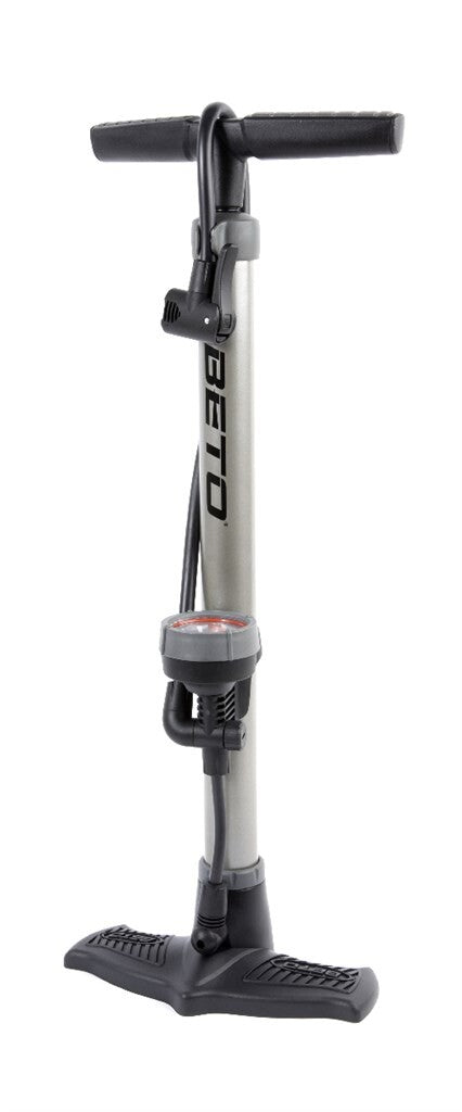 Pompe à pied avec compteur Beto Dualhead - avec double tête adaptée à toutes les vannes