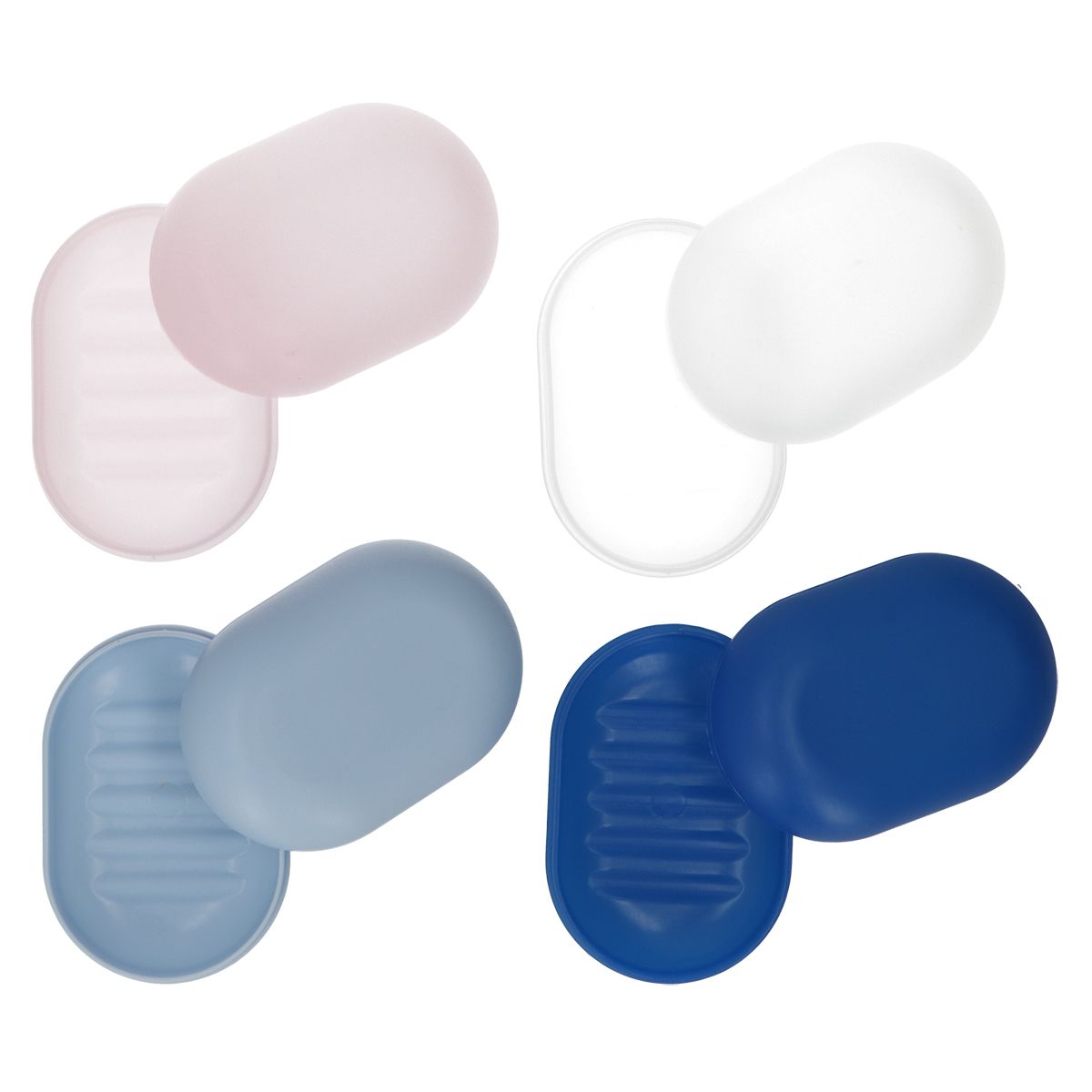 Boîte à savon pour le bain givrée assortie