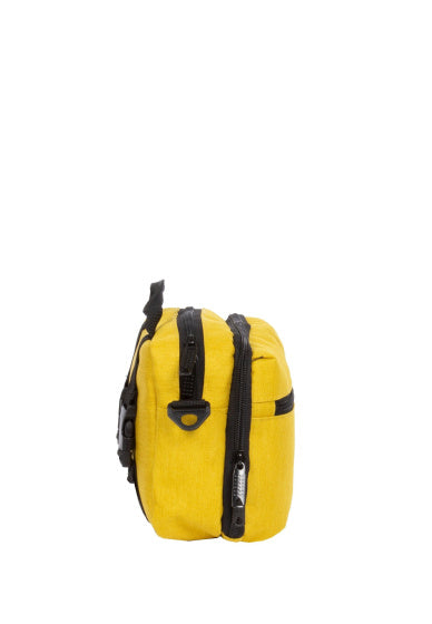 Sacoche de guidon Bike drops avec bandoulière nylon 3l jaune