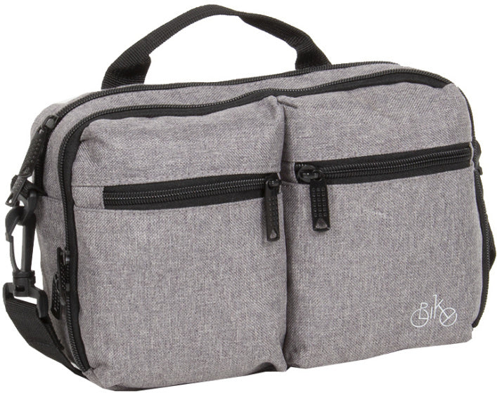 Bike drops sac de guidon avec bandoulière nylon 3l gris