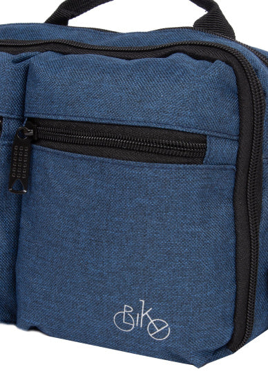 Bike drops sac de guidon avec bandoulière nylon 3l marine