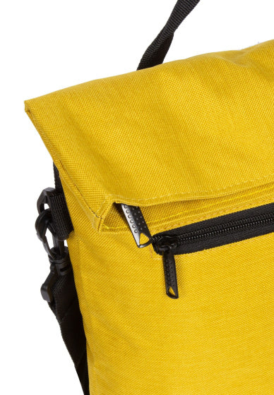 Sacoche de guidon Bike drops avec bandoulière nylon 6l jaune