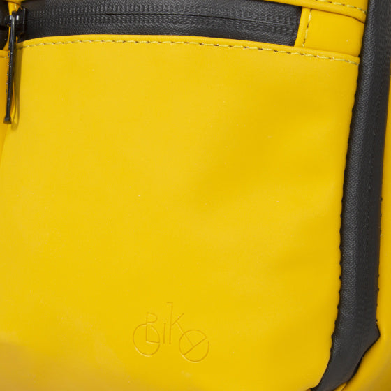 Sacoche de guidon Bike Splash hydrofuge avec bandoulière 3l jaune
