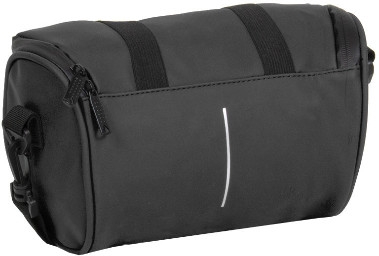 Sacoche de guidon Bike Splash hydrofuge avec bandoulière 3l noir