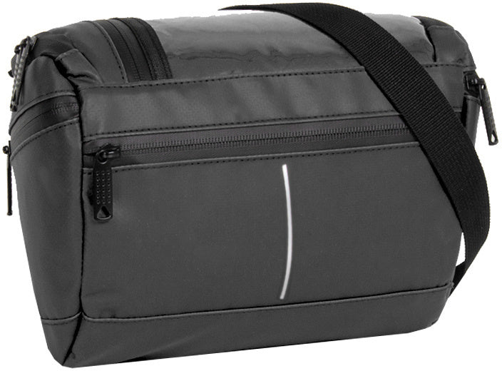Sacoche de guidon Bike Splash hydrofuge avec bandoulière 5l noir