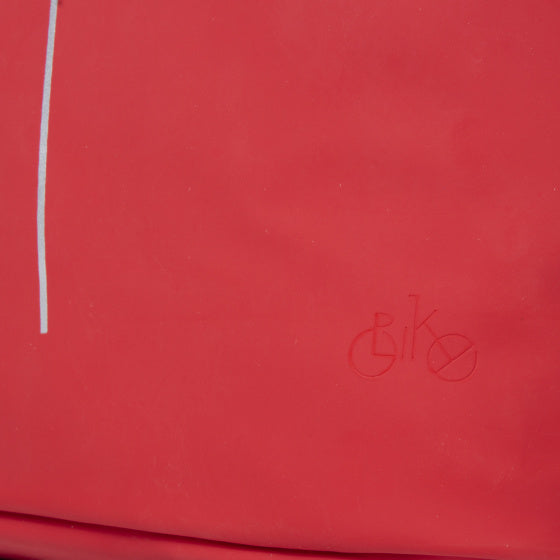 Sacoche de guidon Bike Splash hydrofuge avec bandoulière 6l rouge